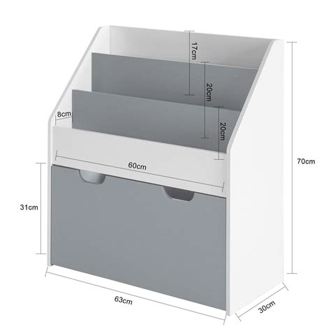 Librer A Infantil Para Ni Os Con Estanter As Y Caj N Estanter A