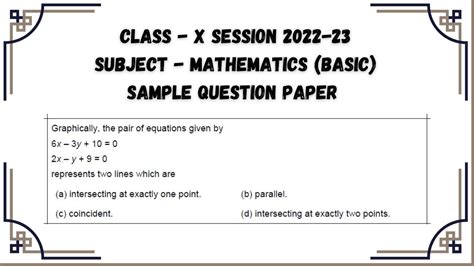 Graphically The Pair Of Equations Given By 6x 3y 10 0 2x Y 9