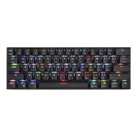 Teclado Mecânico Motospeed CK62 Bluetooth RGB Switch Blue Preto