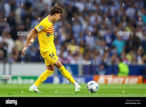 João Félix Fc Barcelona In Action During The Uefa Champions League