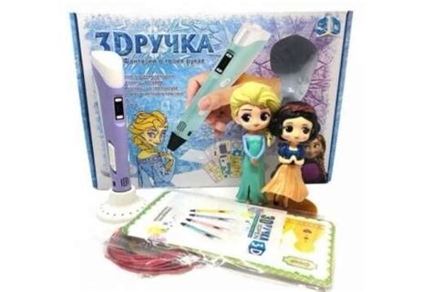 3д ручка Холодное сердце с LCD-дисплеем