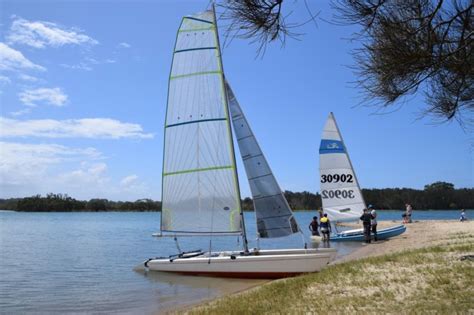 Hydra 16 Foot Catamaran New Sails Trailer Vgc Trampoline Gc For Sale