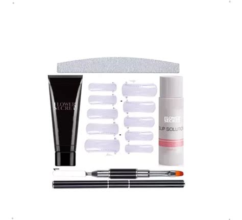 Kit Completo Polygel Ml Pincel Solucion Capsulas Dual Cuotas Sin