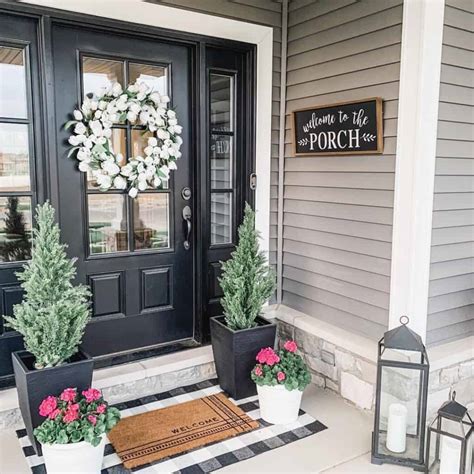 Black Front Door With Black Sidelights Soul Lane