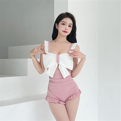 Set đồ bơi đi tắm biển gắn nơ bikini liền thân kín đáo sexy che bụng B63 Shopee Việt Nam