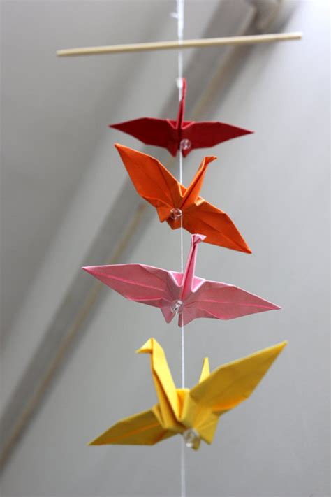 How To Make A Paper Crane Mobile