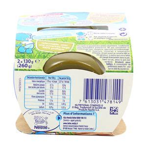 Achat Vente Nestlé Naturnes Epinards Bol Bébé Dès 4 mois 2x130g