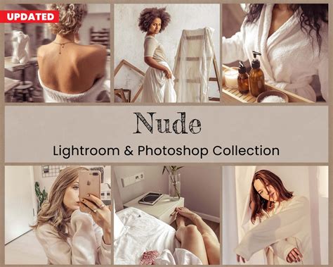 Nude Lightroom Mobile Presets Photoshop Filter Instagram Etsy