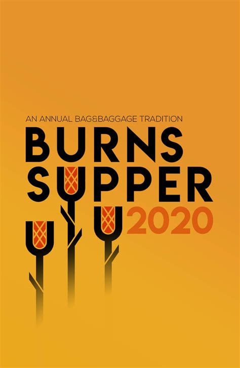 Burns Supper 2020 - Bag&Baggage Productions