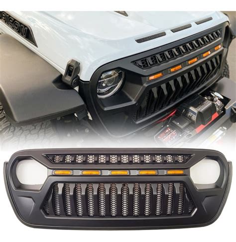 Parrilla Led Jeep Wrangler Jl Gladiator 2019 2020 2021 2022 Meses Sin