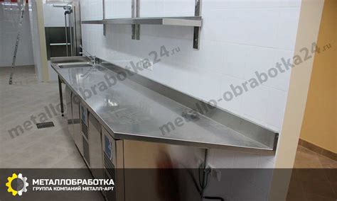Полка из нержавеющей стали для общепита — Навесные на заказ в Москве ...