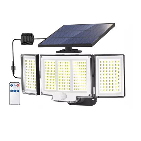 L Mpara Solar Exterior Jard N De Pared Sensor Luz Led Eo Safe