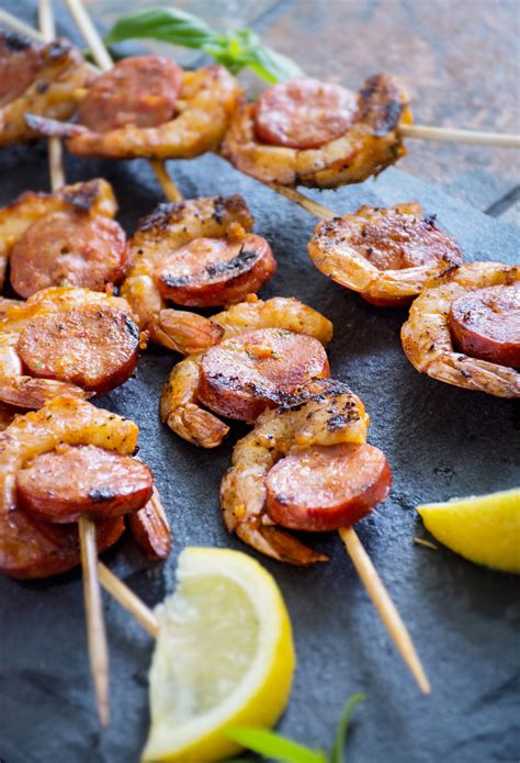 Shrimp And Chorizo Skewers