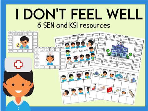 I Dont Feel Well Sen Ks1 Resources Teaching Resources