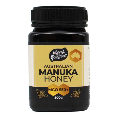 Australian Manuka Honey MGO 550+ | Honest to Goodness | Bioactive