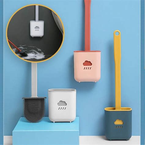 Silicone Wall Mounted Toilet Brush Daraz Np