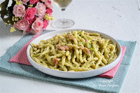 Trofie Cremose Con Salmone E Zucchine Ricetta Senza Panna