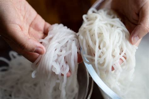 Homemade Rice Stick Noodles China Sichuan Food