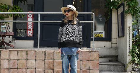 GARROT TOKYO Royal Pussy MARINE WAVES BORDER KNIT