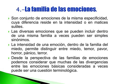 Clasificacion De Las Emociones 8