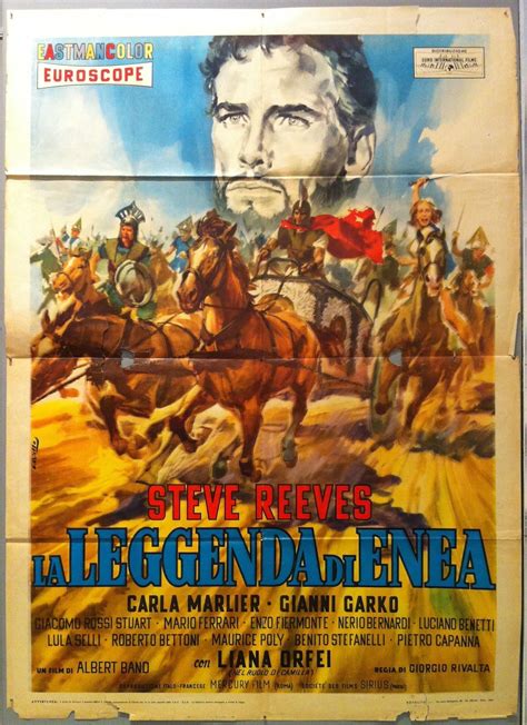 La Leggenda Di Enea Avengers Director Steve Reeves Poster