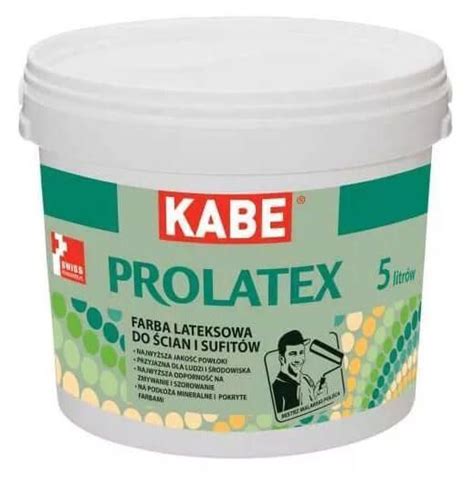 Farba Lateksowa Prolatex Baza B Mat 5l Kabe