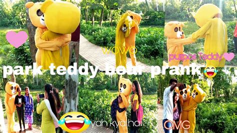 Teddy Bear Prank 2022 Funny Teddy Bear Video Park Teddy Bear Pani