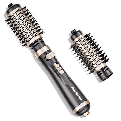 Beautimeter 3 In 1 Hot Air Styler Rotating Blow Dryer Brush With 2 Inch And 1 5 Inch Brushes