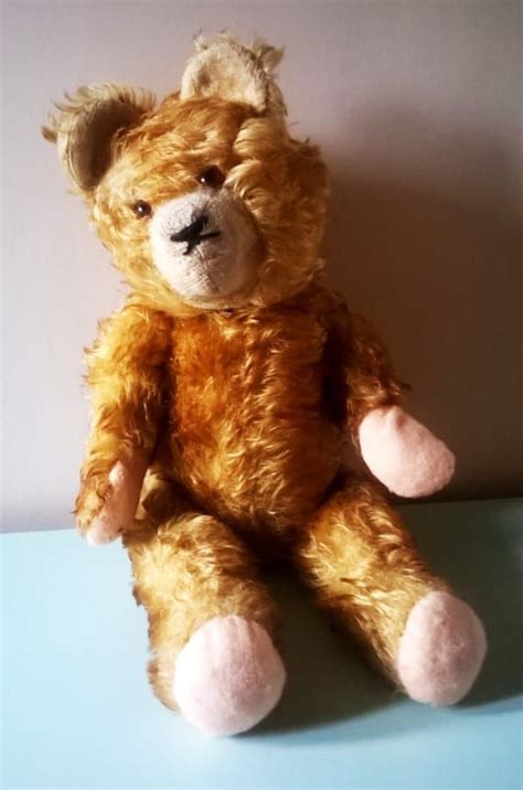 Quirky Vintage Jointed Bear Etsy Old Teddy Bears Bear Teddy Bear