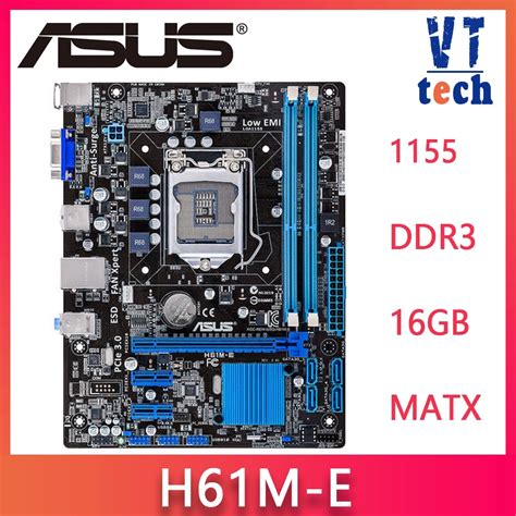 Asus H M K Motherboard Board Lga Ddr Mainboard Support I I I