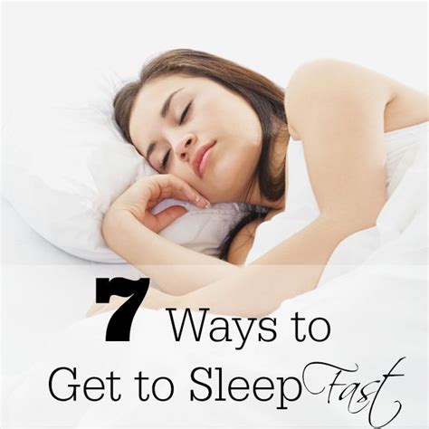 7 Ways To Get To Sleep Fast