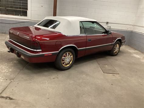 Chrysler Lebaron Convertible Red Fwd Automatic Premium For Sale