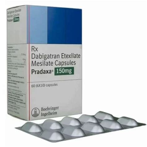 Dabigatran Etexilate Mesilate Capsules At Rs 295 Box Prazaxa In