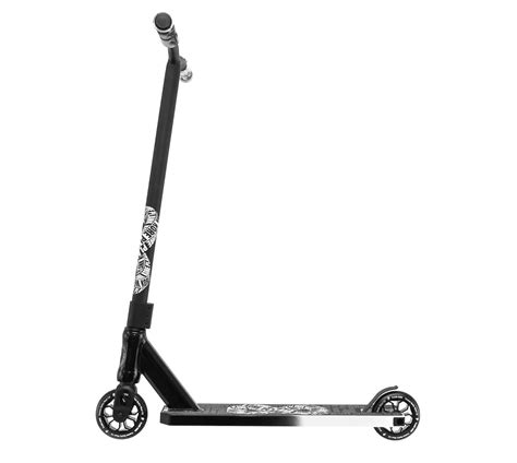 Трюковый самокат PLANK KORE Черно-белый