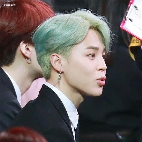 Pin By Khan On Park Jimin Green Hair Jimin Park Jimin