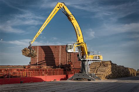 Maschinen Bergabe Der Liebherr Umschlagmaschine Lh M Hr Port