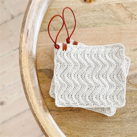 CROCHET PATTERN Potholder Potholders Hot Pad Modern Crochet Extra Thick Potholders Crochet