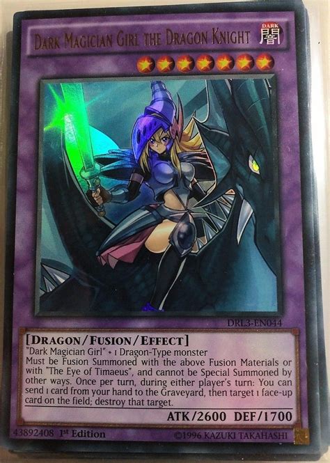 Drl3 En044 Dark Magician Girl The Dragon Knight Ultra Rare 1st Edition Nm