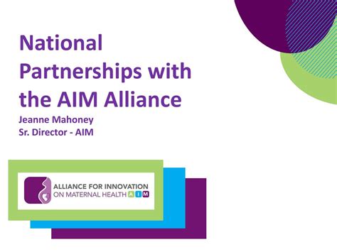 National Partnerships With The Aim Alliance Ppt Download