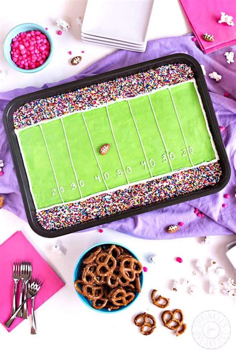 Game Day Rice Krispy Treats - Sprinkles For Breakfast