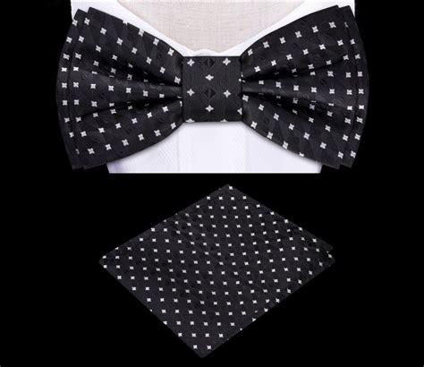 Black Magic Bow Tie and Pocket Square | Men's Pocket Squares | Multi ...