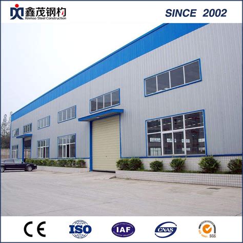 Earthquake Proof Galvanized Prefabricated Steel Structure Workshop With