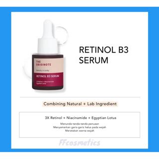 Jual The Originote Retinol B Serum Ml Serum Anti Aging Menyamarkan