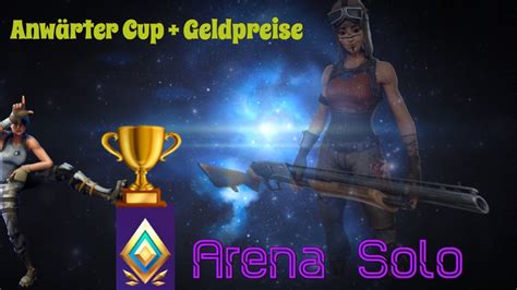 Solo Cup Mit Geldpreisen Anw Rter Liga Fortnite Youtube