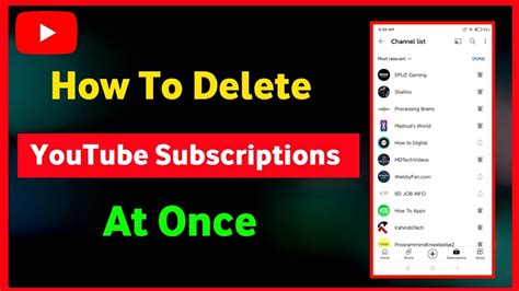 How To Remove All Subscriptions On Youtube At Once Youtube