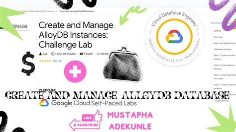 Create And Manage AlloyDB Instances Challenge Lab With Explanation