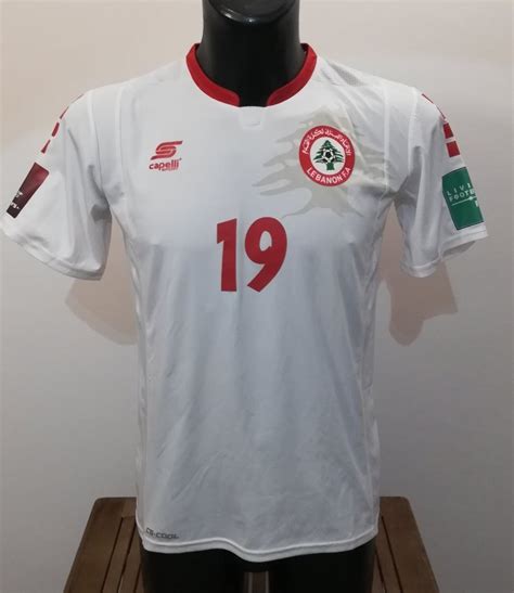 Lebanon Away football shirt 2017 - 2021.