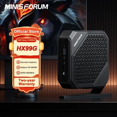 Мини-ПК MinisForum HX99G игровой Windows 11, мини-ПК AMD Ryzen 9 6900HX ...