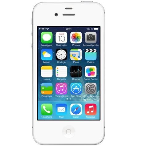 IPHONE 4 S 16 GO blanc Achat téléphone portable pas cher avis et