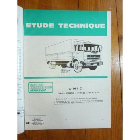 Rta Revue Technique Poids Lourds Unic Nc Nc Nc H